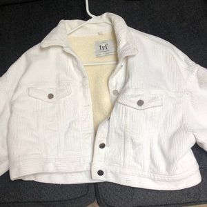 Zara corduroy Jacket-White